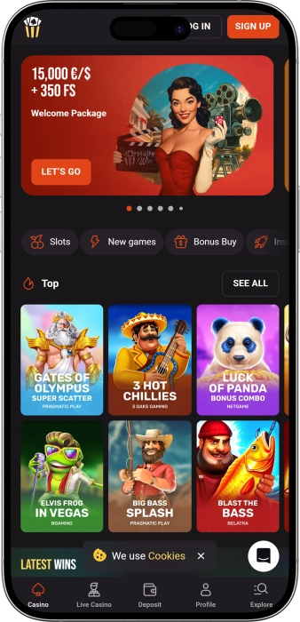 HollyWin Casino App